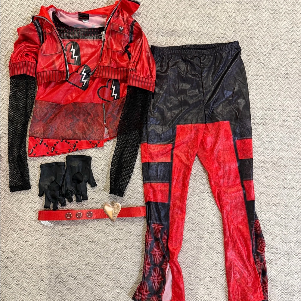 Red descendants girls costume